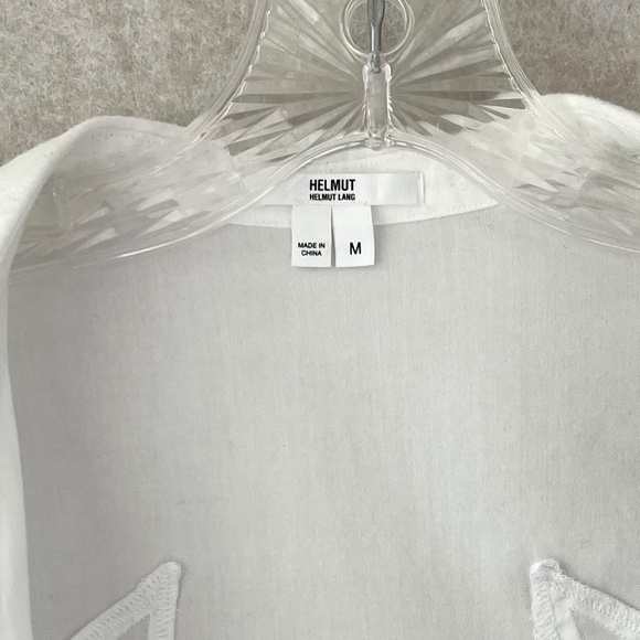 Helmut Lang White Cotton Button Down Pocket Front - Picture 3 of 4